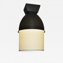  ADG Lighting Bronze and linen transitianl light fixture - 2070087