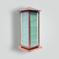  ADG Lighting Cast Glass Copper Pilaster Lantern - 1928420