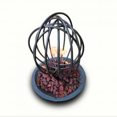  ADG Lighting Contemporary Iron Sculpture for Fire Pit - 2092410