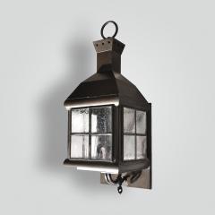  ADG Lighting Cottage Wall Lantern With Leaded Glass - 2057170