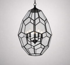  ADG Lighting Elongated Faceted Pendant Henzlik - 4712837