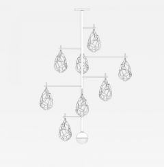  ADG Lighting Geometrical eggs nest chandelier Gerald olesker original - 4712852