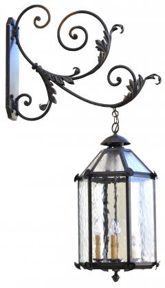  ADG Lighting Italian Lantern on Scrolled Arm - 1361790