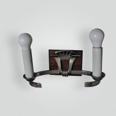  ADG Lighting Nickel Plate and Wood - 1850789