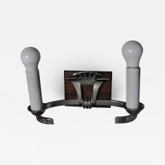  ADG Lighting Nickel Plate and Wood - 1852426