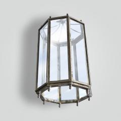  ADG Lighting Silver Leaf 6 Sided Pendant - 1928417