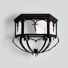  ADG Lighting Six sided lantern forge bar details - 2053763