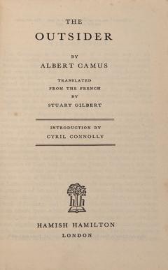  ALBERT CAMUS The Outsider by ALBERT CAMUS - 3086472