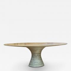  ALINEA ANGELO M LR 26 100 LOW ROUND TABLE IN TRAVERTINE SILVER IN HONED FINISH - 3601326