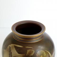  ALP Lidk ping GUNNAR NYLUND SWEDISH ART DECO FLAMBE VASE FOR A L P 1930 - 3709663