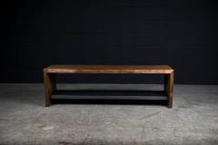  AMBROZIA Live Edge Wood Bench by Ambrozia Oxidized Ambrosia Maple and Blackened Steel - 2351274