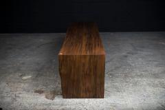  AMBROZIA Live Edge Wood Bench by Ambrozia Oxidized Ambrosia Maple and Blackened Steel - 2351275