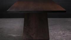  AMBROZIA Oxford Dining Table by Ambrozia Solid Smokey Walnut and Polished Brass - 3421268