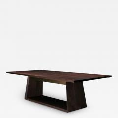  AMBROZIA Oxford Dining Table by Ambrozia Solid Smokey Walnut and Polished Brass - 3423409