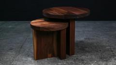  AMBROZIA TOTEM Side Tables by AMBROZIA Solid Walnut Set  - 3263839