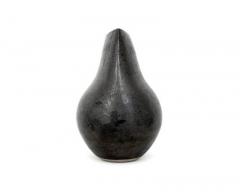  ANDRE BLOCH ANDRE BLOCH FRENCH BLACK CERAMIC VASE - 4126299