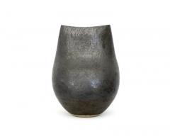  ANDRE BLOCH ANDRE BLOCH FRENCH BLACK CERAMIC VASE - 4126309