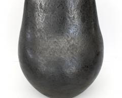  ANDRE BLOCH ANDRE BLOCH FRENCH BLACK CERAMIC VASE - 4126310