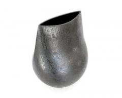  ANDRE BLOCH ANDRE BLOCH FRENCH BLACK CERAMIC VASE - 4126312