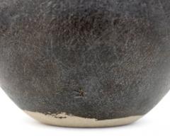  ANDRE BLOCH ANDRE BLOCH FRENCH BLACK CERAMIC VASE - 4126313