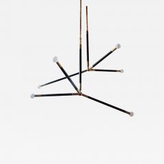  APPARATUS ARROW LARGE IN AGED BRASS WITH BLACK CALFSKIN - 3648571