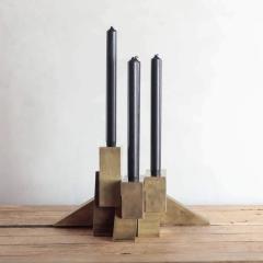  APPARATUS BRASS CANDLE BLOCKS - 3055627