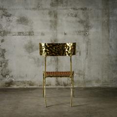  AQUA KLISMOS BRASS CHAIRS - 2614163