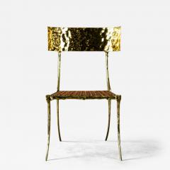  AQUA KLISMOS BRASS CHAIRS - 2625510