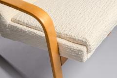  ARP ARP Pair of white Armchairs in Natural Beech France 1956 - 3190878