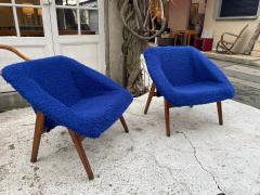  ARP Pair of armchairs Corb by ARP studio for Steiner France 1950s - 2854748