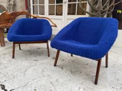  ARP Pair of armchairs Corb by ARP studio for Steiner France 1950s - 2854749