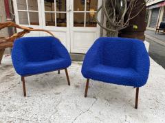  ARP Pair of armchairs Corb by ARP studio for Steiner France 1950s - 2854751