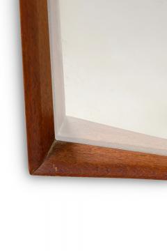  Ab Glas Tr AB Glas and Tr Swedish Mid Century Tall Teak Framed Entry Mirror - 4669679