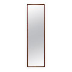  Ab Glas Tr AB Glas and Tr Swedish Mid Century Tall Teak Framed Entry Mirror - 4734376