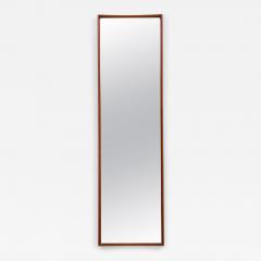  Ab Glas Tr AB Glas and Tr Swedish Mid Century Tall Teak Framed Entry Mirror - 4734441