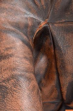  Abercrombie Fitch Large Leather Rhinoceros Attributed to Abercrombie Fitch 79 L - 274656