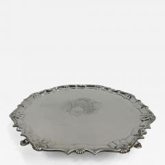  Abercromby English Georgian Sterling Silver Salver Tray by Abercromby 1741 - 3756428