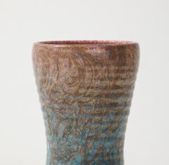  Accolay Pottery Accolay Sky Blue Copper Vessel - 4293612