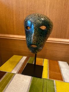  Accolay Pottery Ceramic Mask Accolay France 1960s - 2947810