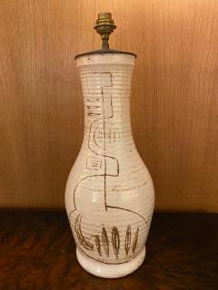  Accolay Pottery Ceramic Table Lamp Accolay France 1960s - 2219665