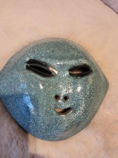  Accolay Pottery Ceramic mask by Accolay pottery France between 1947 and 1983 - 3475913