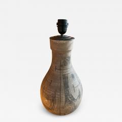  Accolay Pottery Ceramic table lamp by Accolay France 1970s - 4319230