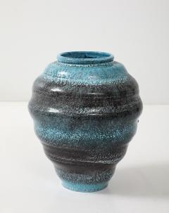  Accolay Pottery LArge Accolay Speckled Turquoise Vessel - 4293566