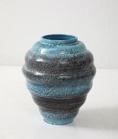  Accolay Pottery LArge Accolay Speckled Turquoise Vessel - 4293570