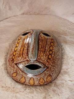  Accolay Pottery Mask by Accolay pottery France between 1947 and 1983 - 3475845