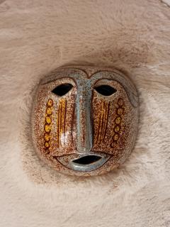  Accolay Pottery Mask by Accolay pottery France between 1947 and 1983 - 3475848