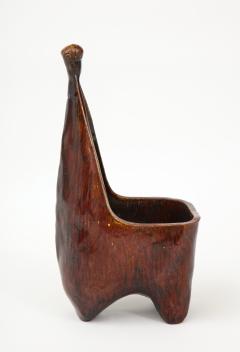  Accolay Pottery Mid Century Sculptural Zoomorphic Ceramic Vessel Attributed to Accolay - 1224264