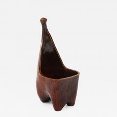  Accolay Pottery Mid Century Sculptural Zoomorphic Ceramic Vessel Attributed to Accolay - 1225569