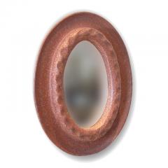  Accolay Pottery Poterie d Accolay Oval Mirror - 1206282
