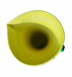  Accolay Pottery Poterie dAccolay Emerald Green Ceramic Pitcher Vase 28cm 11in - 4804387